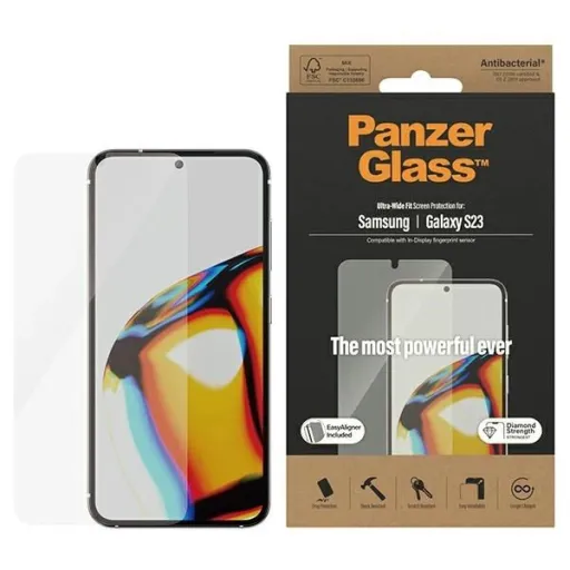 PanzerGlass Ultra-Wide Fit üvegfólia Samsung Galaxy S23