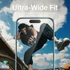 PanzerGlass Matrix Ultra-Wide-Fit hibrid üveg iPhone 15 Pro-hoz pozicionálóval üvegfólia - 4. kép