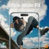 PanzerGlass Matrix Ultra-Wide-Fit hibrid üveg iPhone 15 Pro Maxhoz applikátorral üvegfólia - 4. kép