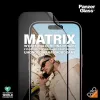 PanzerGlass Matrix Ultra-Wide-Fit hibrid üvegfólia iPhone 15-höz pozicionálóval - 1. kép