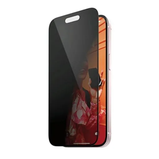 PanzerGlass Ultra-Wide Fit Privacy Tempered Glass pozicionálóval iPhone 15 Plus-hoz üvegfólia