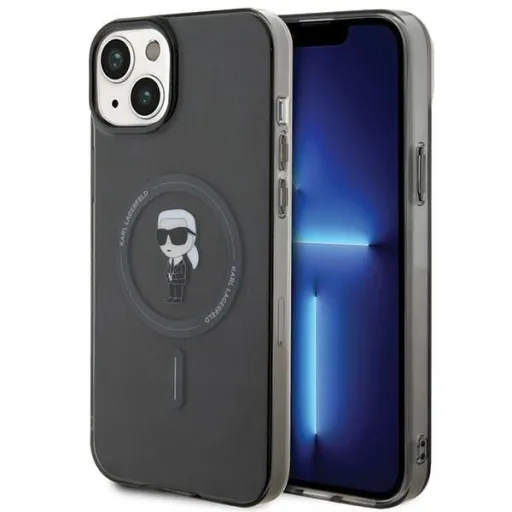 Karl Lagerfeld IML Ikonik MagSafe tok iPhone 15 Plus - fekete