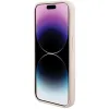  iPhone 15 Pro Karl Lagerfeld steppelt K mintás tok - rózsaszín - 3. kép