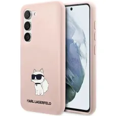 Karl Lagerfeld KLHCS23MSNCHBCP S23+ S916 hardcase rózsaszín/rózsaszín Szilikon Choupette tok