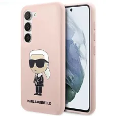 Karl Lagerfeld KLHCS23MSNIKBCP S23+ S916 hardcase rózsaszín/szilikon Ikonik tok