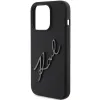 Karl Lagerfeld Silicone Karl Script tok iPhone 15 Pro - fekete - 4. kép