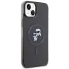 Karl Lagerfeld Karl&Choupette Glitter MagSafe tok iPhone 15 Plus - fekete - 2. kép