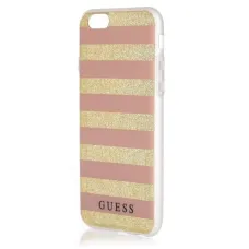 Guess GUHCP6STGPI iPhone 6/6S pink hardcase Ethnic Chic Stripes 3D tok