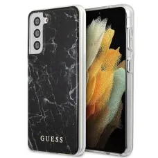 Guess GUHCS21MPCUMABK S21+ G996 fekete/fekete kemény tok Márvány