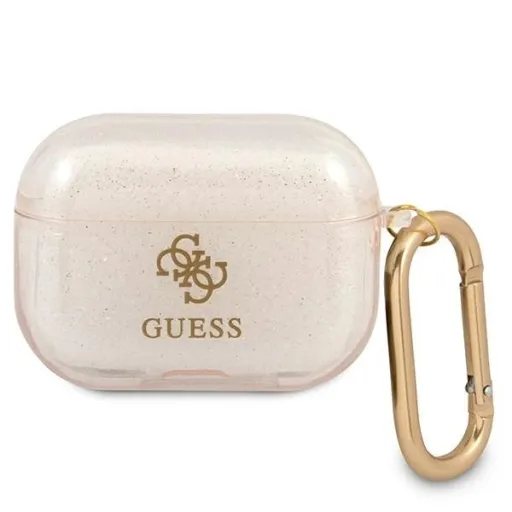 Guess GUAPUCG4GD AirPods Pro tok arany/arany Glitter Collection