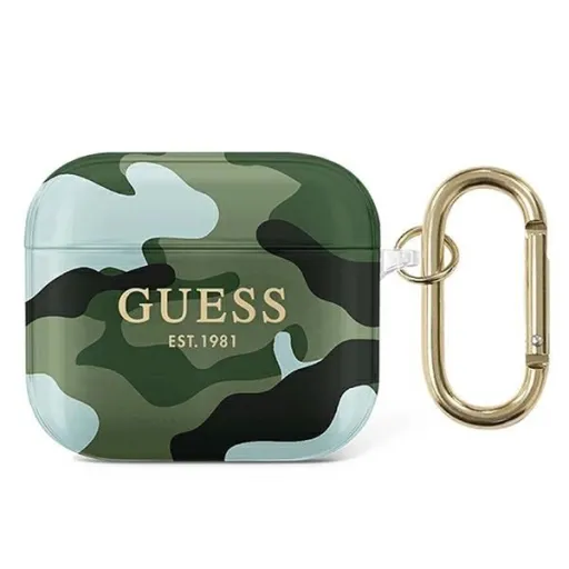 Guess GUA3UCAMA AirPods 3 tok zöld/khaki Camo Collection