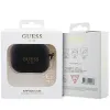 Guess GUAP2LECG4K tok AirPods Pro 2 - fekete Liquid Silicone Glitter Triangle Charm - 1. kép