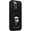 Karl Lagerfeld KLHCP13LSMHKNPK tok iPhone 13 Pro - fekete Szilikon Ikonik Metal Pin - 2. kép