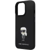 Karl Lagerfeld KLHCP13LSMHKNPK tok iPhone 13 Pro - fekete Szilikon Ikonik Metal Pin - 4. kép