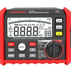 Habotest HT2302 Digitális Földelési Ellenállás Mérő