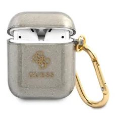 Guess GUA2UCG4GK AirPods cover black/black Glitter Collection