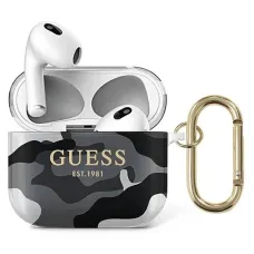 Guess GUA3UCAMG AirPods 3 tok fekete/fekete Camo Kollekció