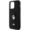 Karl Lagerfeld Gripstand Saffiano Choupette Pins tok iPhone 13 Pro - Fekete - 4. kép