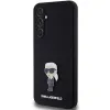 Karl Lagerfeld Silicone Ikonik Metal Pin tok Samsung Galaxy S23 FE - fekete - 0. kép