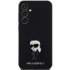 Karl Lagerfeld Silicone Ikonik Metal Pin tok Samsung Galaxy S23 FE - fekete - 1. kép