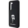 Karl Lagerfeld Silicone Ikonik Metal Pin tok Samsung Galaxy S23+ - fekete - 4. kép