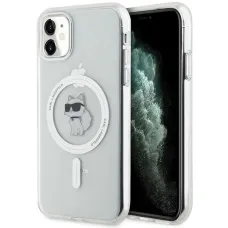 Karl Lagerfeld IML Choupette MagSafe tok iPhone 11 - átlátszó