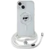 Karl Lagerfeld IML Choupette Head & Cord MagSafe tok iPhone 15 - átlátszó - 0. kép