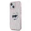 Karl Lagerfeld IML Choupette Head & Monogram tok iPhone 13 - rózsaszín - 0. kép