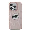 Karl Lagerfeld IML Choupette Head & Monogram tok iPhone 15 Pro - rózsaszín - 1. kép