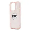 Karl Lagerfeld IML Choupette Head & Monogram tok iPhone 15 Pro - rózsaszín - 4. kép