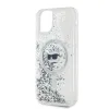 Karl Lagerfeld Liquid Glitter Choupette Head MagSafe tok iPhone 11 - Átlátszó - 4. kép