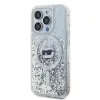 Karl Lagerfeld Liquid Glitter Choupette Head MagSafe tok iPhone 13 Pro - átlátszó - 0. kép