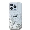 Karl Lagerfeld Liquid Glitter Choupette Head MagSafe tok iPhone 13 Pro - átlátszó - 1. kép