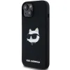 Karl Lagerfeld Szilikon Choupette Fej MagSafe Tok iPhone 15 Plus / 14 Plus - Fekete tok - 0. kép