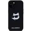 Karl Lagerfeld Szilikon Choupette Fej MagSafe Tok iPhone 15 Plus / 14 Plus - Fekete tok - 1. kép