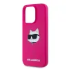 Karl Lagerfeld Silicone Choupette Head MagSafe tok iPhone 15 Pro Max - rózsaszín - 4. kép