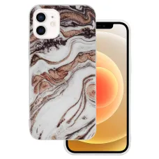 Márvány Csillogó tok iPhone 12 Mini Design 1