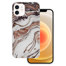 Márvány Csillogó tok iPhone 12 Mini Design 1