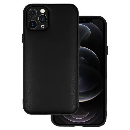 Bőr 3D tok iPhone 11 Pro design 1 fekete