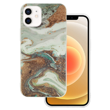 Márvány Csillogó Tok iPhone 12 Mini Design 5