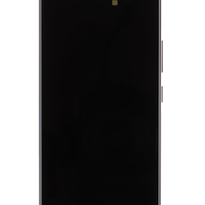 LCD kijelző + Érintőegység + Előlap Samsung S901B Galaxy S22 Phantom Fekete (Szervizcsomag)