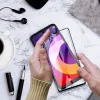 5D Full Glue Ceramic Glass üvegfólia - Xiaomi Redmi 9A / Redmi 9C / Redmi 9I / Redmi 9AT fekete - 2. kép