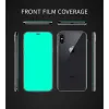 X-ONE Full Cover Extra Strong Crystal Clear üvegfólia - iPhone 11-hez, edzett üveg 9H - 2. kép