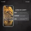 X-ONE Full Cover Extra Strong Crystal Clear üvegfólia - iPhone 11-hez, edzett üveg 9H - 4. kép