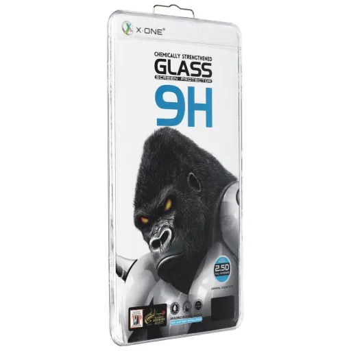 X-ONE Full Cover Extra Strong Crystal Clear üvegfólia - iPhone 11-hez, edzett üveg 9H