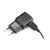 BLUE STAR utazó töltő 1A 5W USB A + kábel USB A - Micro USB TFK-TC-1100B fekete - 1. kép