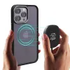 X-ONE Dropguard Magnetic Case Air (MagSafe kompatibilis) - Apple iPhone 15 Pro Max fekete tok - 3. kép