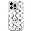Eredeti hátlap tok KARL LAGERFELD KLHCP15XHNCMKLT iPhone 15 PRO MAX-hoz (Monogram / átlátszó) tok - 3. kép