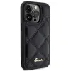 GUESS tok iPhone 15 Pro Max GUHCP15XPSQSQSK (Quilted Metal Logo) fekete tok - 1. kép