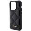 GUESS tok iPhone 15 Pro Max GUHCP15XPSQSQSK (Quilted Metal Logo) fekete tok - 3. kép